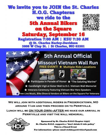 Bikers on the Square | St. Charles Missouri Chapter #2527 | St. Charles ...